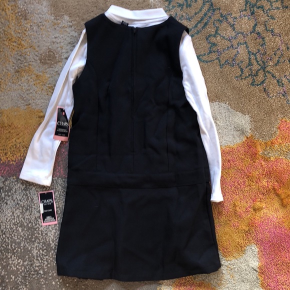 Lot Chaps Approved School Wear 2 Dresses, Blue Shirt, Tan Skirt, 2 Blouses (8) - Picture 4 of 9